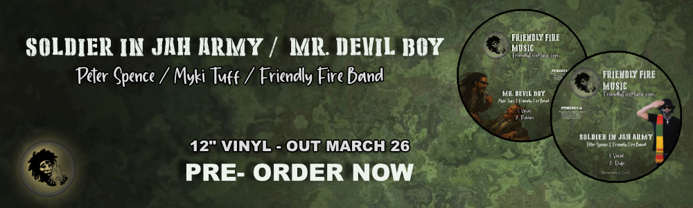 Soldier in jah army vinyl web banner